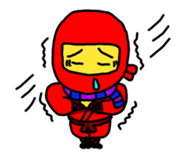Red Ninjya! sticker #5967142