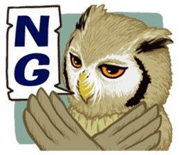 The Fancy Owls. sticker #5967272
