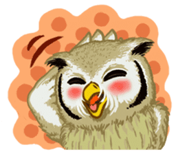 The Fancy Owls. sticker #5967280