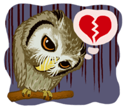 The Fancy Owls. sticker #5967281