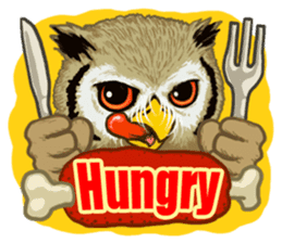 The Fancy Owls. sticker #5967292