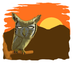 The Fancy Owls. sticker #5967294