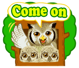 The Fancy Owls. sticker #5967297
