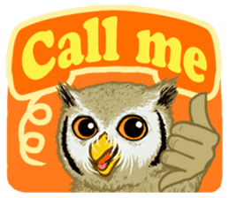 The Fancy Owls. sticker #5967299