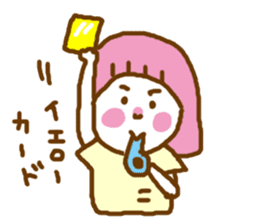 pink  contact kappa hair otometan sticker #5967394