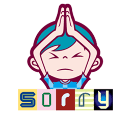 TYPOGRAFFIT VUZZY Version sticker #5967475