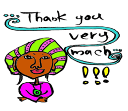Thank you the sticker that calls. sticker #5967754