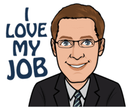 Western Businessman sticker #5968024