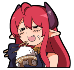 Cute devil Sticker x sticker #5968652