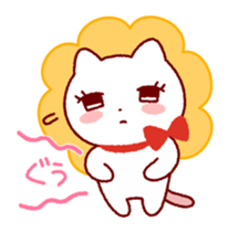 Selfishness in the cute cat sticker #5970459