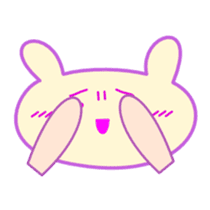 Cute rabbit daily sticker sticker #5970693