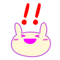Cute rabbit daily sticker sticker #5970695