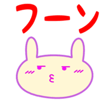Cute rabbit daily sticker sticker #5970698