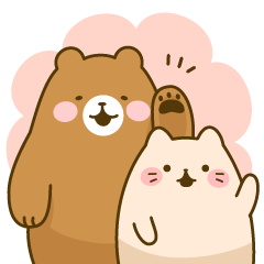 Honorific cat and bear