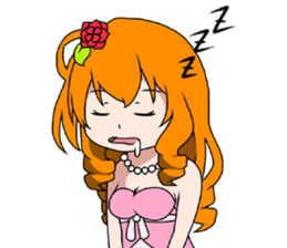 cutie hostess Rina sticker #5971666