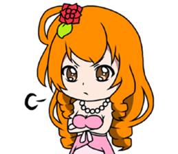 cutie hostess Rina sticker #5971668
