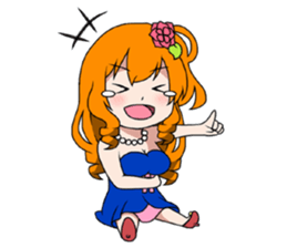 cutie hostess Rina sticker #5971669