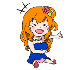 cutie hostess Rina sticker #5971669