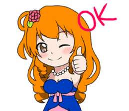 cutie hostess Rina sticker #5971671