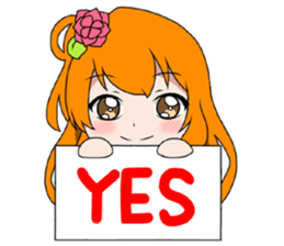 cutie hostess Rina sticker #5971672