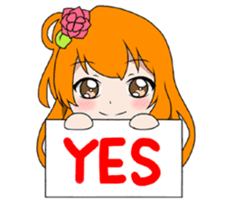 cutie hostess Rina sticker #5971672