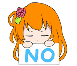 cutie hostess Rina sticker #5971673