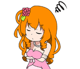 cutie hostess Rina sticker #5971675