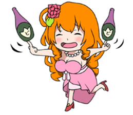 cutie hostess Rina sticker #5971676