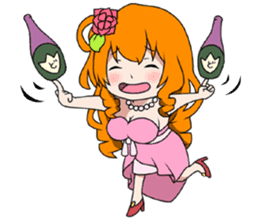 cutie hostess Rina sticker #5971676