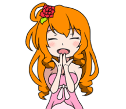 cutie hostess Rina sticker #5971677