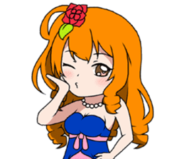 cutie hostess Rina sticker #5971678