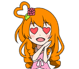 cutie hostess Rina sticker #5971680