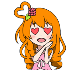 cutie hostess Rina sticker #5971680