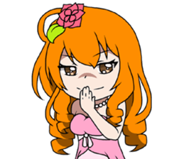 cutie hostess Rina sticker #5971682