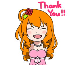 cutie hostess Rina sticker #5971684