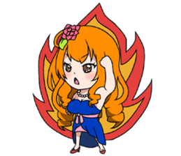 cutie hostess Rina sticker #5971685