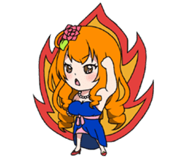 cutie hostess Rina sticker #5971685