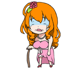 cutie hostess Rina sticker #5971688