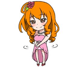 cutie hostess Rina sticker #5971690