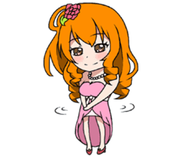 cutie hostess Rina sticker #5971690