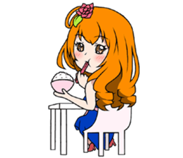 cutie hostess Rina sticker #5971691