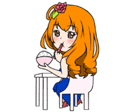 cutie hostess Rina sticker #5971691