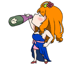 cutie hostess Rina sticker #5971694