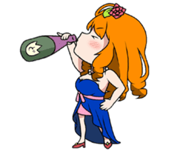 cutie hostess Rina sticker #5971694