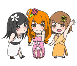 cutie hostess Rina sticker #5971695