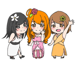 cutie hostess Rina sticker #5971695