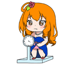 cutie hostess Rina sticker #5971696