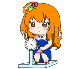 cutie hostess Rina sticker #5971696