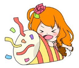 cutie hostess Rina sticker #5971697