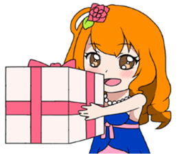 cutie hostess Rina sticker #5971698